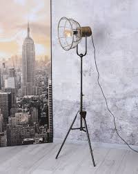 Industrie Lampe Stehleuchte Loft Fabrik Stehlampe Retro Lampe