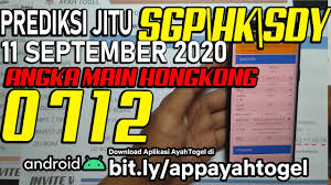 Prediksi Jitu Sgp Hk Sydney Hari Ini 11 September 2020 Rumus Ayahtogel Youtube