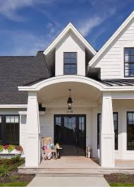 Black And White House Exterior Ideas Interior Design Ideas Home Bunch An Interior Design Luxury Homes Blog White Exterior Houses House Exterior House Exterior Color Schemes