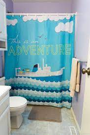 For your bathroom decorating choose a shower curtain with a beautiful landscape. Travel Home Decor Over 75 Travel Themed Home Decorating Ideas