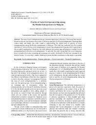 Please check for 1 highly ranked educational institutions in malaysia where you can study entrepreneurship. Pdf Practice Of Social Entrepreneurship Among The Muslim Entrepreneurs In Malaysia Y Ismail Academia Edu