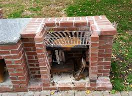Wood Fired Brick Pizza Oven And Brick Bbq Grill Brick Grill Brick Oven Outdoor Masonry Bbq
