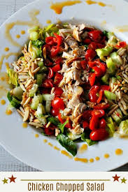 Sweet Chili Mustard Grilled Chopped Chicken Salad Recipe Chicken Salad Recipe With Almonds Sweet Chili Healthy Salad Recipes