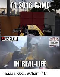 Hamilton deveria largar a f1 e jogar na loteria, ele iria parar de correr risco de vida correndo e ganhar na loteria toda semana! 25 Best Memes About F1 Game F1 Game Memes