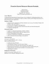 hr resume objective