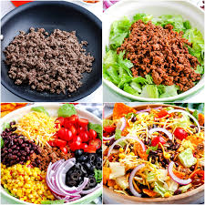 Crumble the ground beef well as it cooks. Dorito Taco Salad With Catalina Dressing Easy Budget Recipes