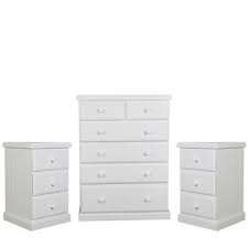 Byron Tallboy And Bedside Table Set White Modern Bedside Table Bedside Table Bedside Table Set