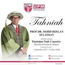 Maybe you would like to learn more about one of these? Prof Dr Mohd Roslan Sulaiman Dilantik Sebagai Tnc Hal Ehwal Pelajar Dan Alumni Universiti Putra Malaysia Kampus Bintulu Sarawak