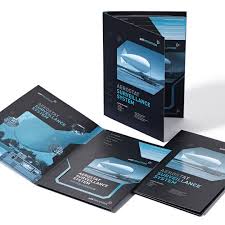 They come with slots to hold documents on either side, with an additional pocket on each slot to store business cards. Business Presentation Folder Design Free Premium Vector Download