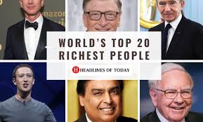 Top 20 Richest People In The World - Headlines of Today