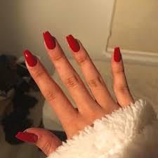 Cool square nails images for your pleasure. Makeup Medium Square Red Press On Nails Poshmark