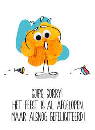 Kaarten Paperclip Sorry Verjaardag Vergeten Greetz