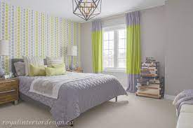 A kelly green headboard is as bold as it gets. Lime Green Bedroom Modern Bedroom Toronto By Royal Interior Design Ltd Houzz
