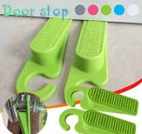 JingChun 2Pcs Door Stoppers Premium Rubber Hook Type Door Stoppers for  Bottom of Door Stoppers Wedge Anti-Slip Heavy Duty Non-Scratching Doorstops  ...