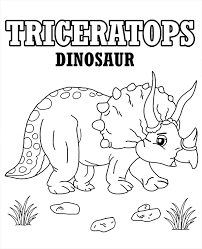 *free* shipping on qualifying offers. Triceratops Printable Coloring Page For Children With Dinosaur