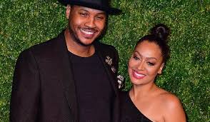 Among the attenders were lebron james , amar'e stoudemire, kim kardashian, and. How It Should Be La La Anthony Shares Family Photo With Carmelo Anthony And People Show Plenty Of Excitement