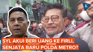 SYL Klaim Beri Rp 1,3 Miliar ke Firli Bahuri, Kapolda Metro: Menarik, Akan  Kami Cek