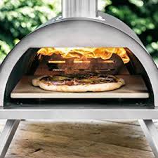 Burnhard Edelstahl Outdoor Pizzaofen Nero Inkl Pizzaschieber Pizzastein Hochwertiger Pizza Backofen Premium Holzof Hornos Artesanales Horno De Lena Hornos