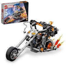 LEGO Marvel Ghost Rider Mech & Bike Set, Motorbike Toy 76245 for Ages 7+ -  Walmart.com