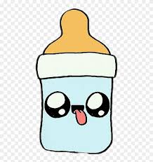 Download Biberon Sticker Cute Baby Bottle Drawing Clipart 5023408 Pikpng
