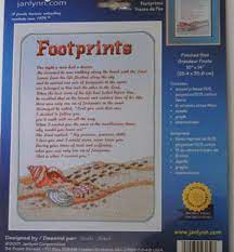 Check spelling or type a new query. Cross Stitch Pattern Footprints In The Sand Needlework Cross Stitch