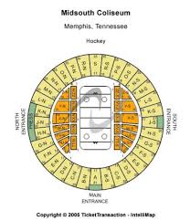 memphis tennessee mid south coliseum seating charts