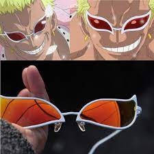 Anime One Piece Joker Donquixote Doflamingo Eyes Sunglasses Cosplay Glasses  Prop | eBay