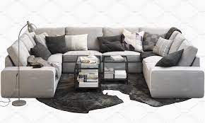 U Shaped Sofa 3d Model U Shaped Sofa Ikea U Shaped Sofa Ikea Kivik