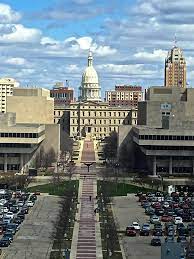 This Is Michigan S Capitol Building In Lansing The House And Senate Chambers Are Located On The 2nd Floor Along With The G Capitol Building Lansing Building