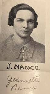 Here are photos of Miss Nance and Miss Wolfe from my mother's 1939 “The  Hillbilly.”They also taught me World History and English (class of '67).
