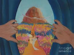 Beyond The Veil Pastel By Kathy Frederick