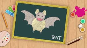 Halloween vector illustration for kids with cute bat. Watch Online Hindi Episode Easy Bat Drawing For Kids Shemaroome