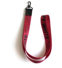 Off White Ribbon Keychain Women Phone Case Wallet Key Chain Porte Clef For Bag Key Ring Llaveros Mujer Sleutelhanger Chaveiro Keychain Porte Clef Wallet Phone Case