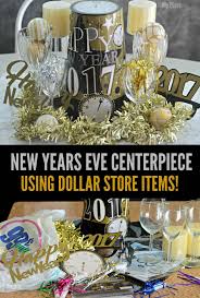 New Year S Eve Centerpiece Idea Using Dollar Store Items Hip2save Newyearseveparty New Years Eve Decorations New Years Eve Table Setting New Year Diy