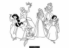 Make a fun coloring book out of family photos wi. Get This Free Disney Princess Coloring Pages 492364