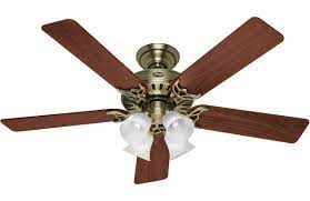 We at house of antique hardware remain open to receive and ship orders. Hunter Studio Series Ab 52 Brass Ceiling Fan 53063