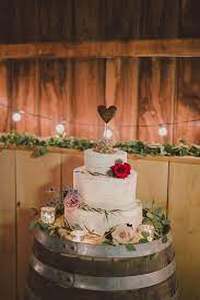 Wedding Cake Wedding Cake On Wine Barrel Cake Rustic Wedding Outdoor Wedding Back Yard Weddi Barrel Wedding Cake Lavender Wedding Cake Wine Barrel Wedding