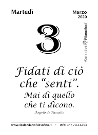 3 Marzo 2020 Il Calendario Filosofico Calendario Filosofia Frasi D Amore