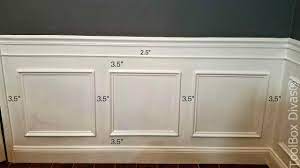 This is luxurious, yet it can have degrees of refinement. How To Install Picture Frame Moulding Wainscoting Toolbox Divas