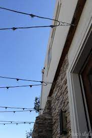 As you choose string lights, be sure and double check to see if the lights are glass or plastic. How To Hang Patio String Lights Blue I Style