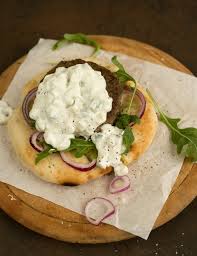 Tv chef was disgusted to discover ammonium hydroxide was being used by mcdonald's to convert fatty beef offcuts into a beef filler for burgers. Lamb Burger With Tzatziki Drizzle And Dip