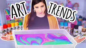She is a famous american youtuber and social media influncer. Trying Art Trends I Ve Missed Youtube