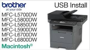 For the location where the file is saved, check the computer settings. Installing Mfcl5800dw Or Mfcl6700dw With A Usb Cable Macintosh Version Youtube