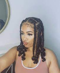 Coi Leray Braids In 2021 Braided Summer Hairstyles Afro Braided Hairstyles Braids With Curls
