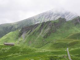 Green Grass Highland Mountain Landscape Nature House Path Road Pikist