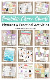 Printable Chore Charts Pictures And Practical Activities