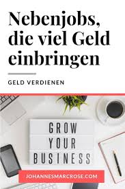 Nebenjobs Die Viel Geld Einbringen So Verdienst Du Nebenbei Geld Geld Verdienen Von Zuhause Geld Verdienen Geld