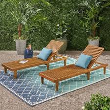 2pk nadine wooden chaise lounge christopher knight home in 2021 teak chaise lounge lounge chair outdoor patio chaise
