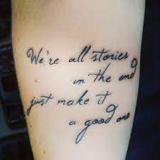 Doctor Who Quote Tattoo Tattoos Tattoo Quotes Tatt
