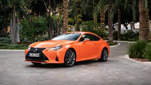 Image Lexus 2018 19 Rc 300h F Sport Worldwide Orange Cars 2560x1440